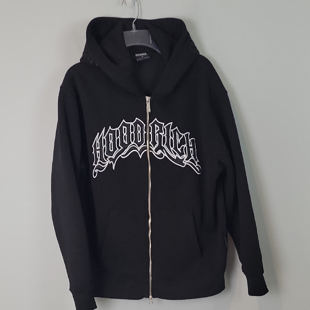 HOODRICH Product of the Streets black hoodie jacket Small